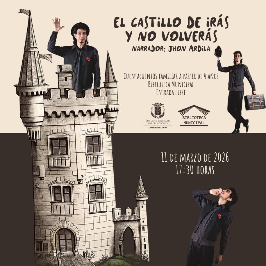 LA BIBLIOTECA MUNICIPAL ACOGE EL CUENTACUENTOS FAMILIAR: “EL CASTILLO DE IRÁS Y NO VOLVERÁS”