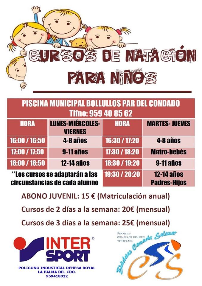 CURSOS DE NATACION PARA NIÑOS
