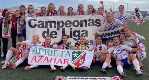 EL ATLÉTICO AZAHAR CF FEMENINO SE PROCLAMA CAMPEÓN DE LIGA Y LOGRA EL ASCENSO A 3ª RFEF