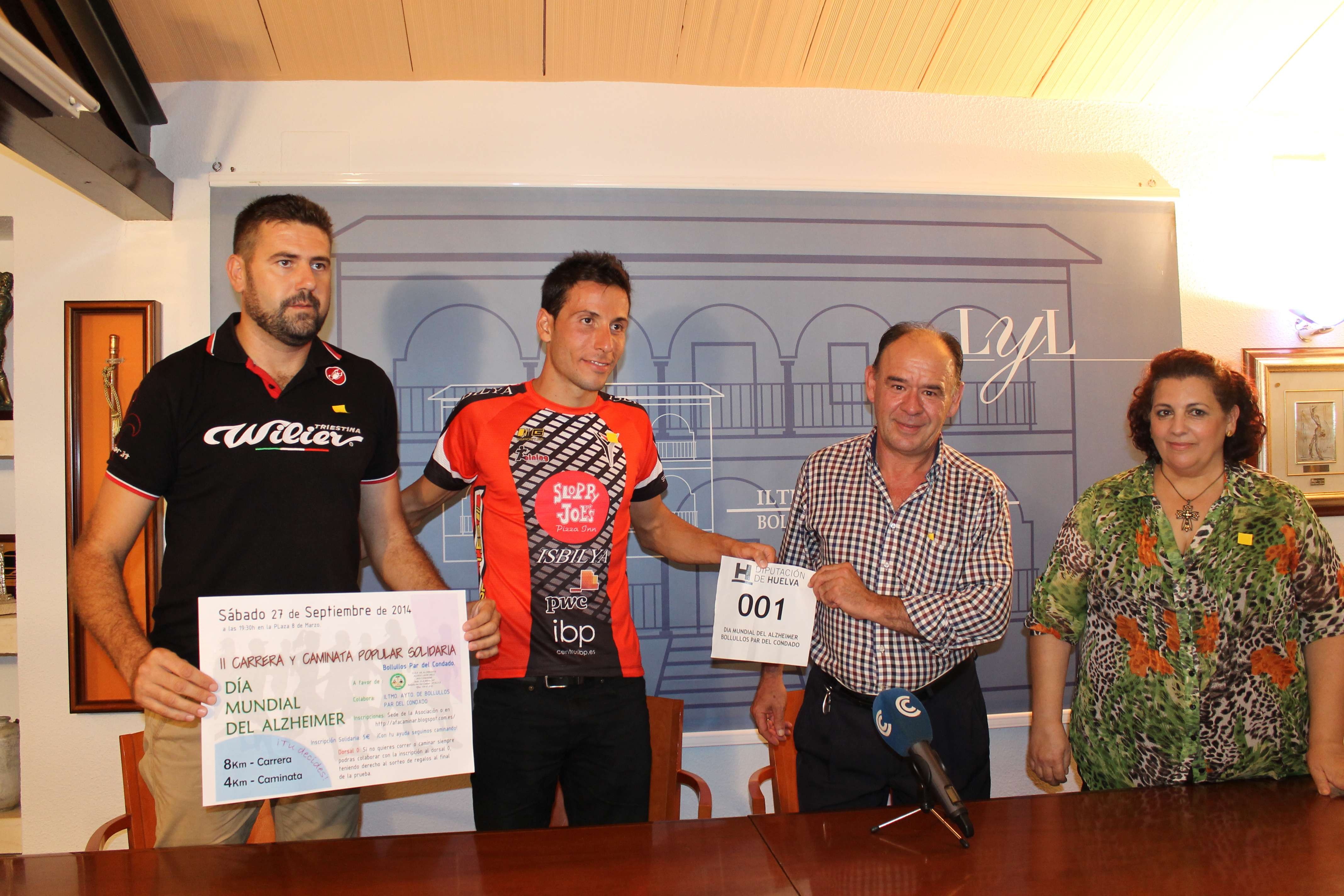 SAMER ALI-SAAD PARTICIPARÁ EN LA II CARRERA POPULAR SOLIDARIA A FAVOR DEL ALZHEIMER DE BOLLULLOS DEL