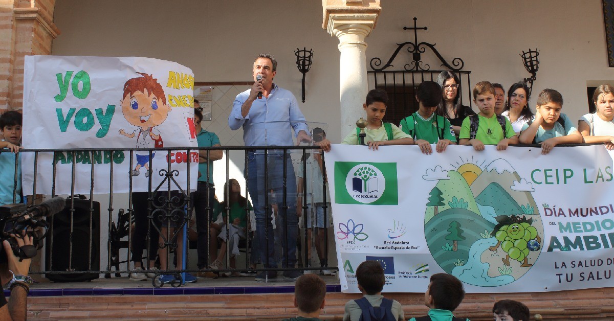 MAREA VERDE DEL CEIP LAS VIÑAS EN EL DÍA MUNDIAL DEL MEDIO AMBIENTE