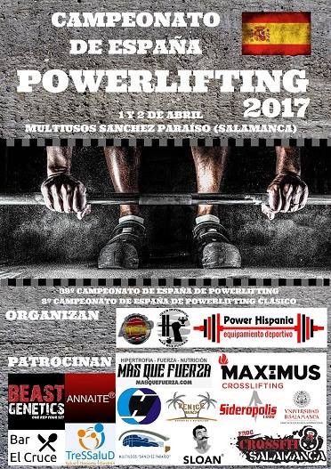 PABLO SAUCI PARTICIPA EN EL CAMPEONATO DE ESPAÑA DE POWERLIFTING