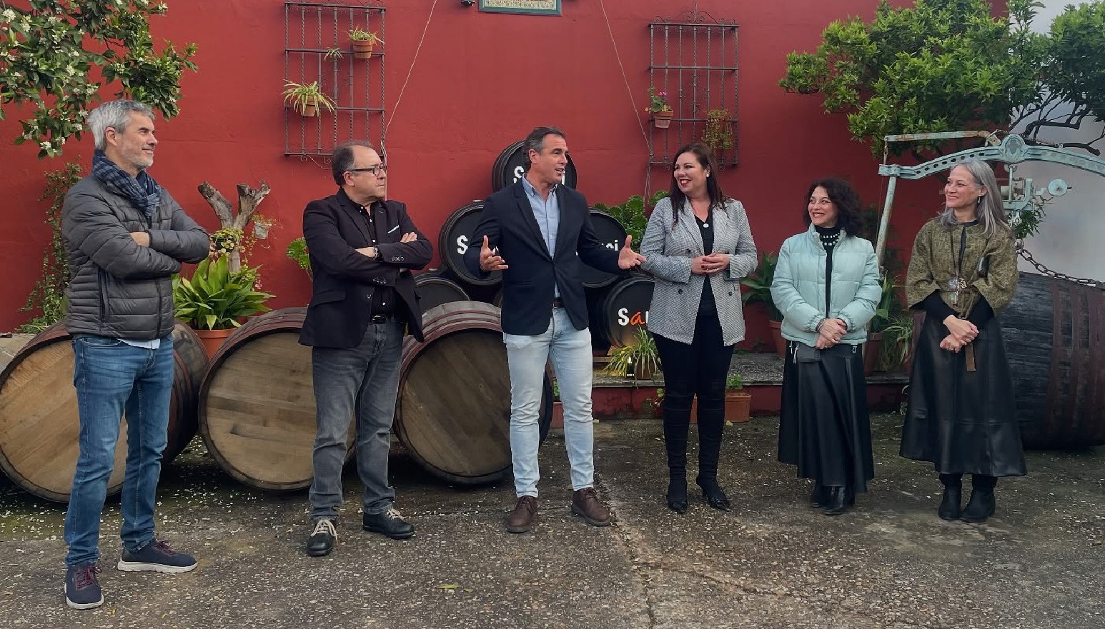INAUGURACIÓN DE LA EXPOSICIÓN DE JESÚS PUENTE EN BODEGAS SAUCI