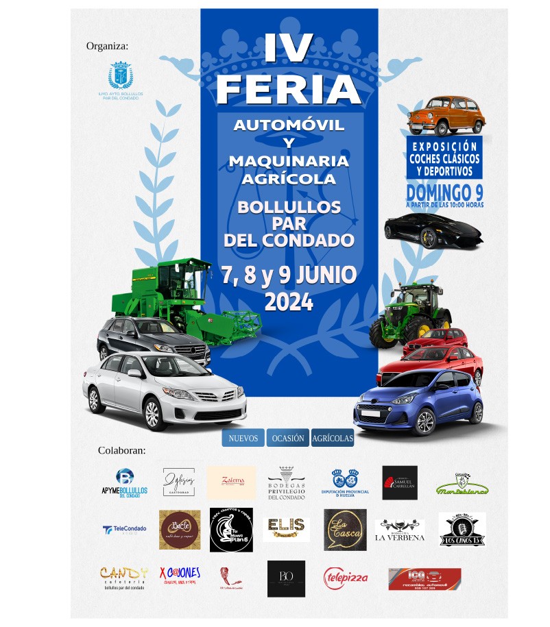 IV FERIA DEL AUTOMÓVIL Y MAQUINARIA AGRÍCOLA