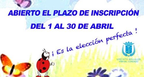 Se abre el plazo de inscripción para la matriculación en la Escuela Infantil Municipal Candida Maya 