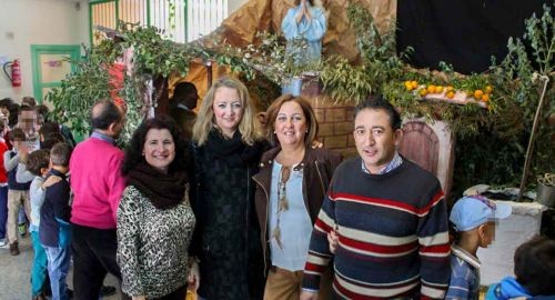 Visita navideña al Colegio Público Manuel Pérez