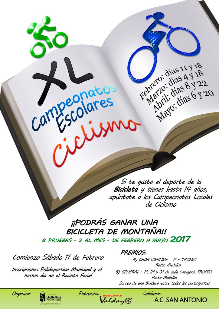 XL CAMPEONATOS ESCOLARES DE CICLISMO