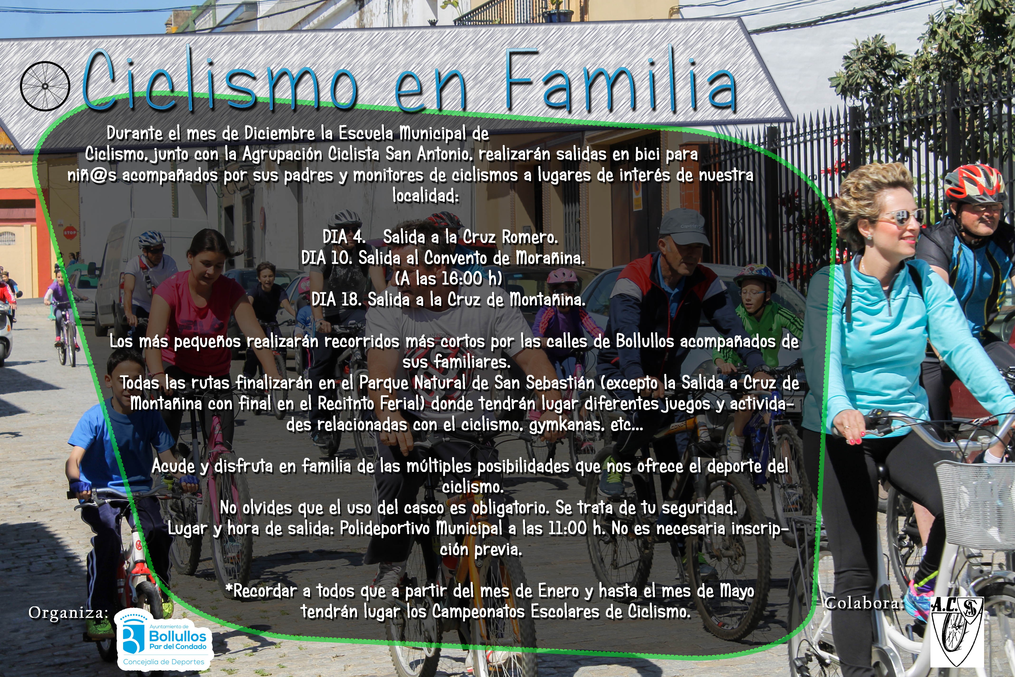 Ciclismo en familia