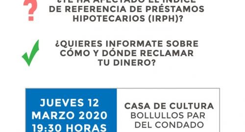 CHARLA INFORMATIVA SOBRE IRPH