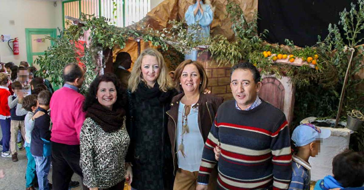 Visita navideña al Colegio Público Manuel Pérez