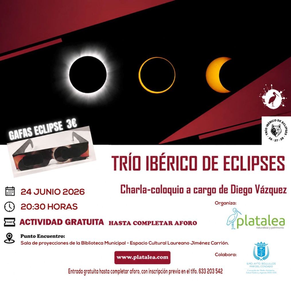 CHARLA: TRÍO IBÉRICO DE ECLIPSES