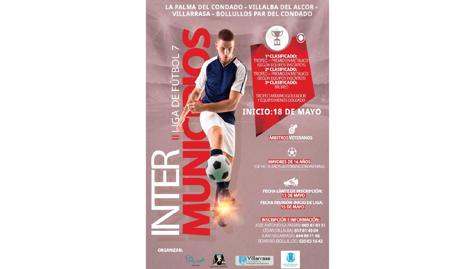 II LIGA DE FÚTBOL 7 INTER MUNICIPIOS