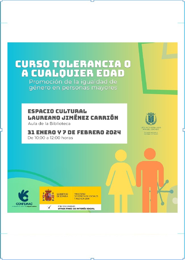 TALLER GRATUITO “TOLERANCIA CERO A CUALQUIER EDAD