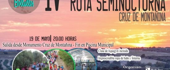 IV RUTA SEMINOCTURNA DE SENDERISMO CRUZ MONTAÑINA