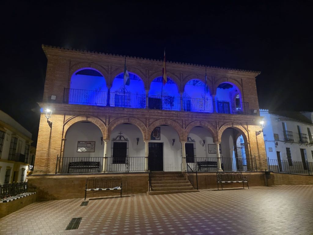 ILUMINACIÓN DEL AYUNTAMIENTO EN MEMORIA DE LA PÉRDIDA NEONATAL Y PERINATAL