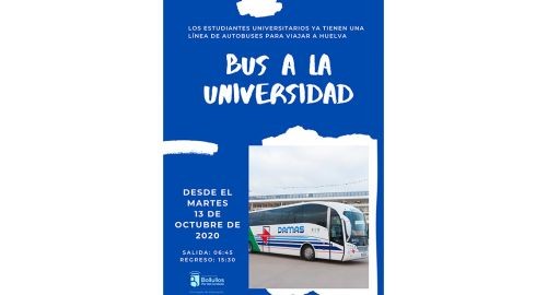 LOS ESTUDIANTES UNIVERSITARIOS YA TIENEN UNA LÍNEA DE AUTOBUSES PARA VIAJAR A HUELVA