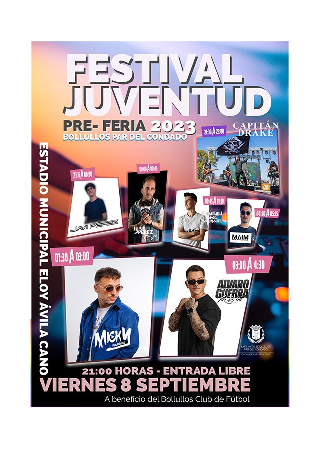 FESTIVAL DE LA JUVENTUD PRE-FERIA 2023