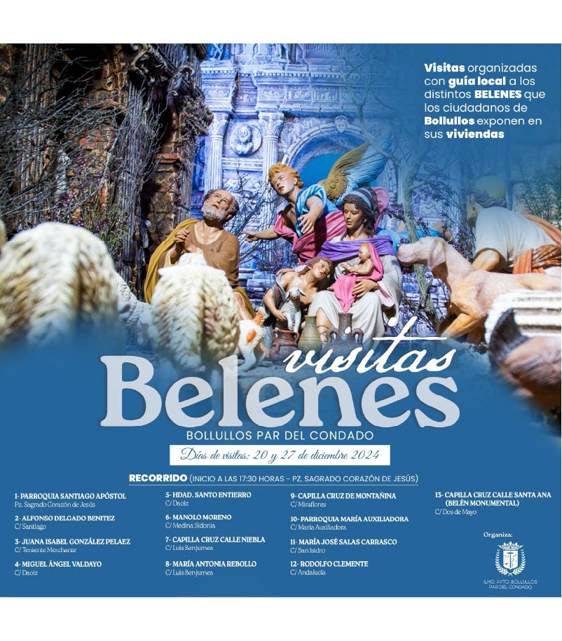 VISITAS A LOS BELENES DE BOLLULLOS PAR DEL CONDADO 2024