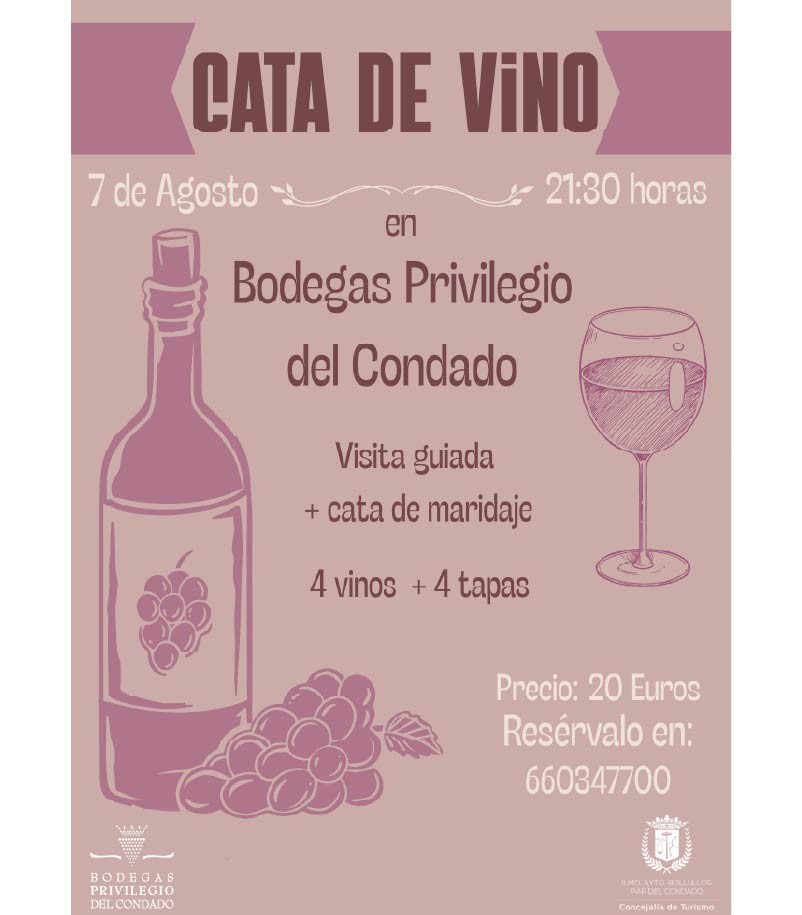 CATA DE VINO 2025 – PRIVILEGIO DEL CONDADO