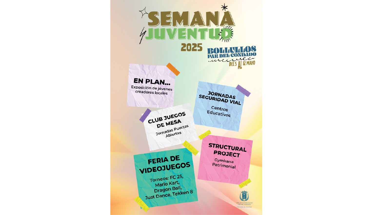 LA SEMANA DE LA JUVENTUD SE CELEBRARÁ DEL 5 AL 12 DE MAYO 2025