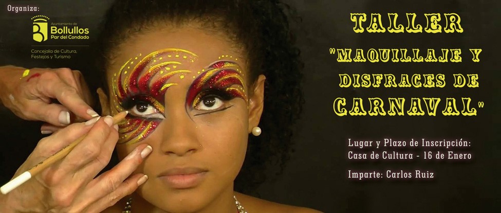 LA CONCEJALÍA DE CULTURA PRESENTA EL PRIMER TALLER DE MAQUILLAJE Y DISFRACES DE CARNAVAL 