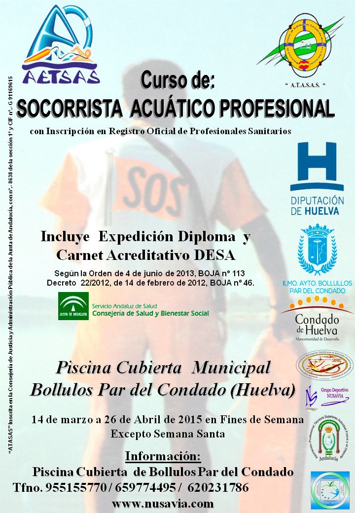 Curso de Socorrista Acuático Profesional