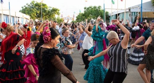 FLASHMOB POR SEVILLANAS EN EL REAL DE LA FERIA