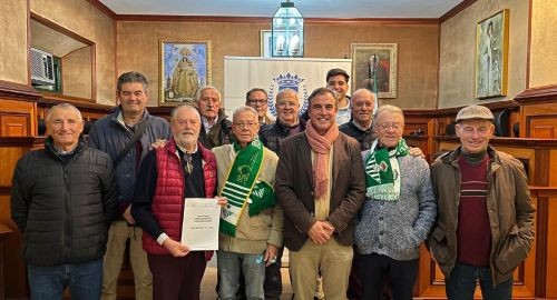 LA PEÑA BÉTICA "MANUEL CASTAÑO" RECIBE SU SUBVENCIÓN MUNICIPAL EN EL AÑO DE SU CINCUENTENARIO