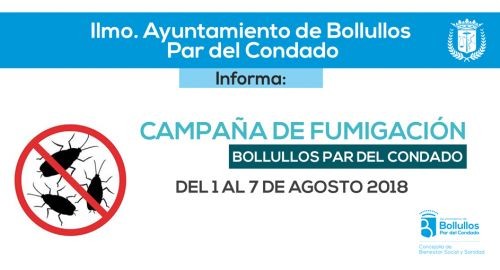 CAMPAÑA DE FUMIGACIÓN CONTRA INSECTOS EN BOLLULLOS