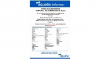 AVISO DE SUSPENSIÓN TEMPORAL DEL SUMINISTRO DE AGUA - 30 SEPTIEMBRE 2026