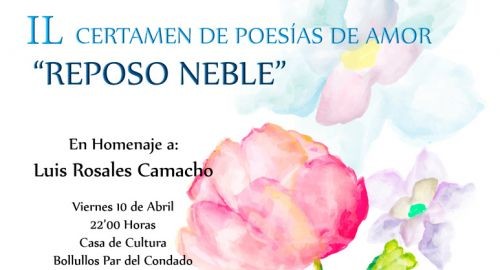BASES IL CERTAMEN DE POESÍAS DE AMOR "REPOSO NEBLE"