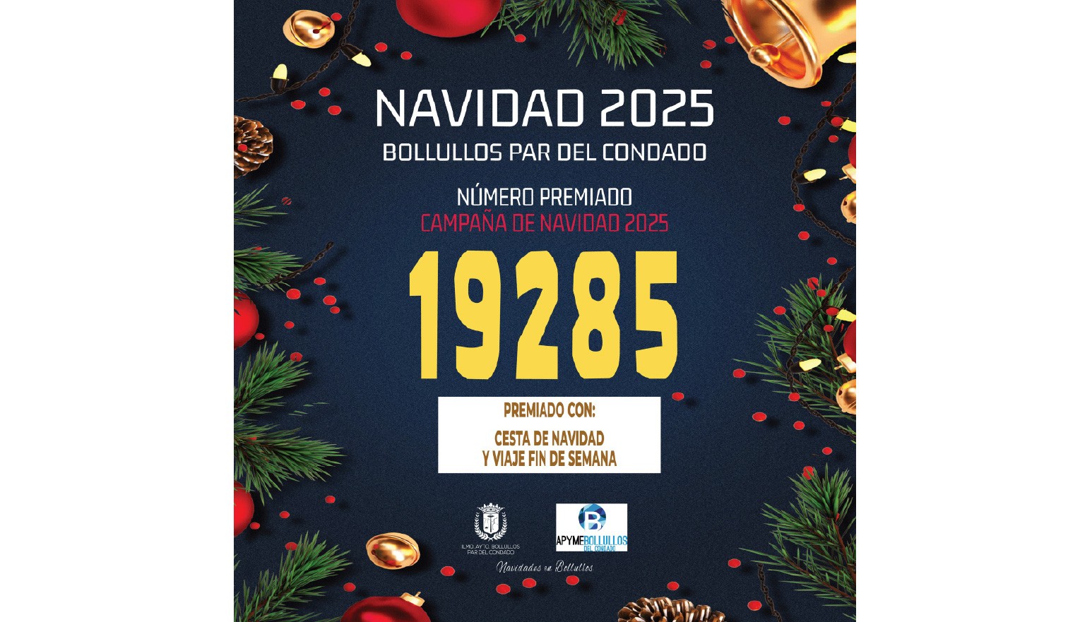 NÚMERO PREMIADO DE LA CAMPAÑA DE NAVIDAD 2025