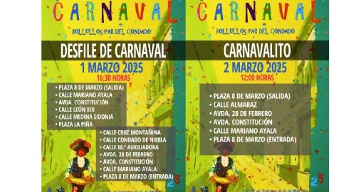 BOLLULLOS SE VISTE DE FIESTA CON EL GRAN DESFILE DE CARNAVAL 2025