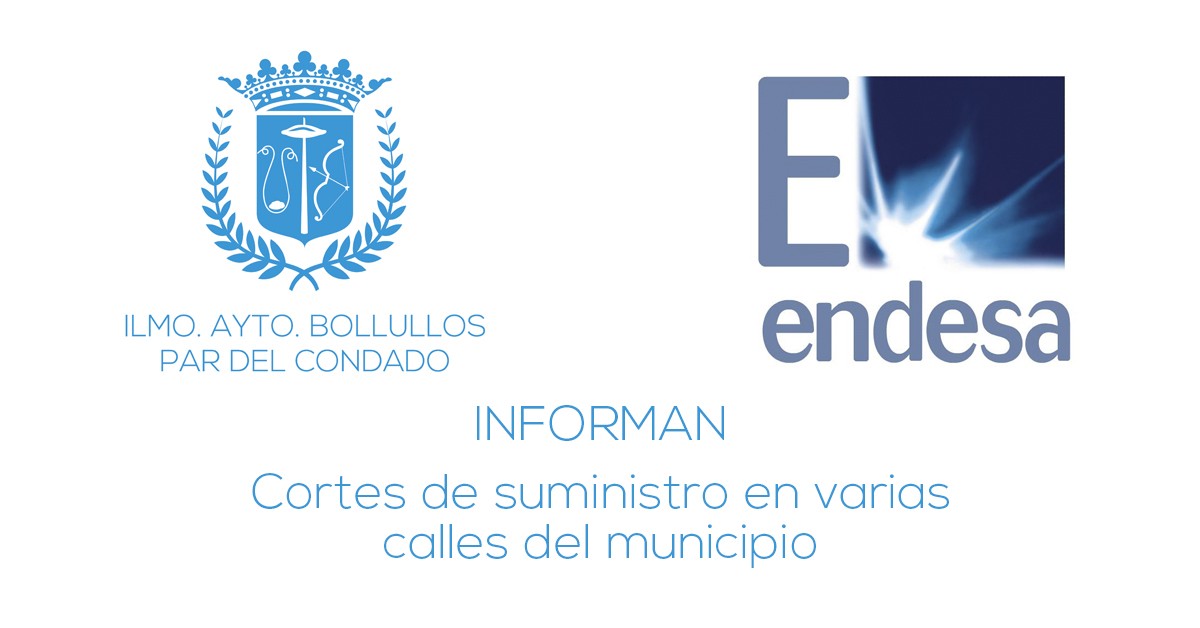 Cortes de suministro de Endesa en el Municipio