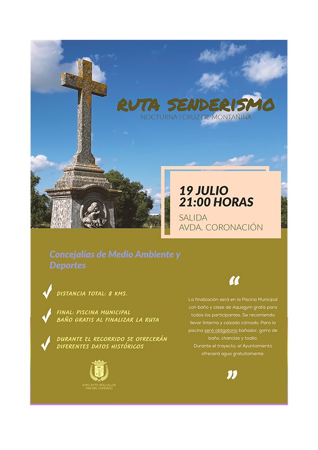 RUTA DE SENDERISMO “NOCTURNA – CRUZ DE MONTAÑINA”