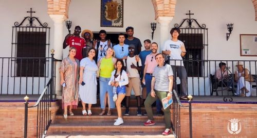 GRUPO DE JÓVENES ERASMUS ITALIANOS VISITAN NUESTRA LOCALIDAD