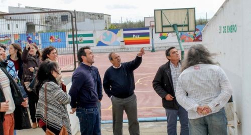 Visita del Delegado Provincial de Educación