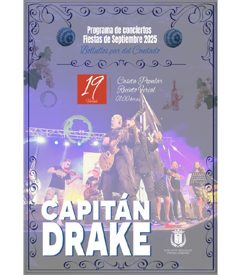 CONCIERTO CAPITÁN DRAKE - FERIA 2025
