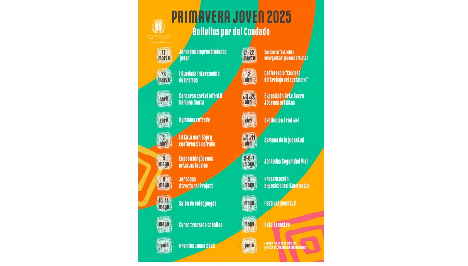 PROGRAMACIÓN PRIMAVERA JOVEN 2025