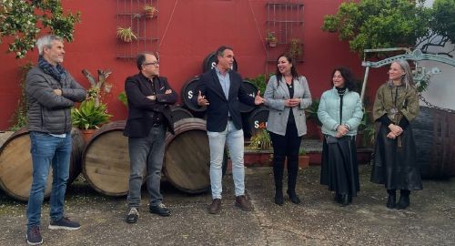 INAUGURACIÓN DE LA EXPOSICIÓN DE JESÚS PUENTE EN BODEGAS SAUCI