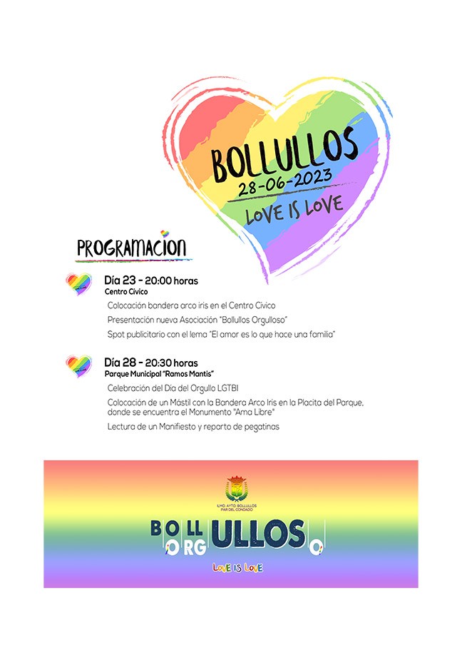 ACTOS DÍA ORGULLO LGTBI 2023
