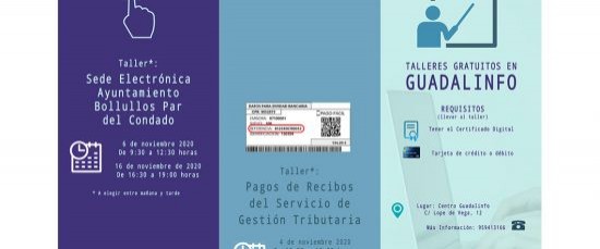 TALLERES GRATUITOS EN GUADALINFO