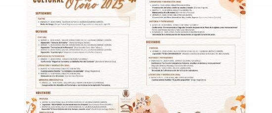 PROGRAMACIÓN OTOÑO CULTURAL 2025
