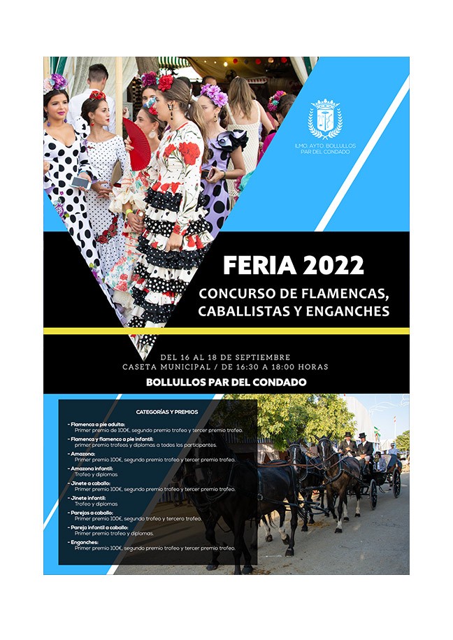 CONCURSO DE FLAMENCAS, CABALLISTAS Y ENGANCHES FERIA 2022