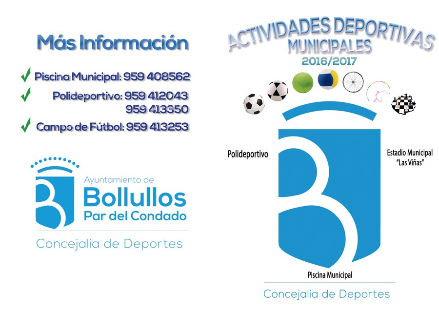 Actividades Deportivas Municipales 2016/2017 - Modelo Inscripción
