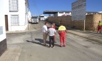 TRABAJOS DE ASFALTADO EN LAS CALLES NERVA Y MIGUEL INDURÁIN