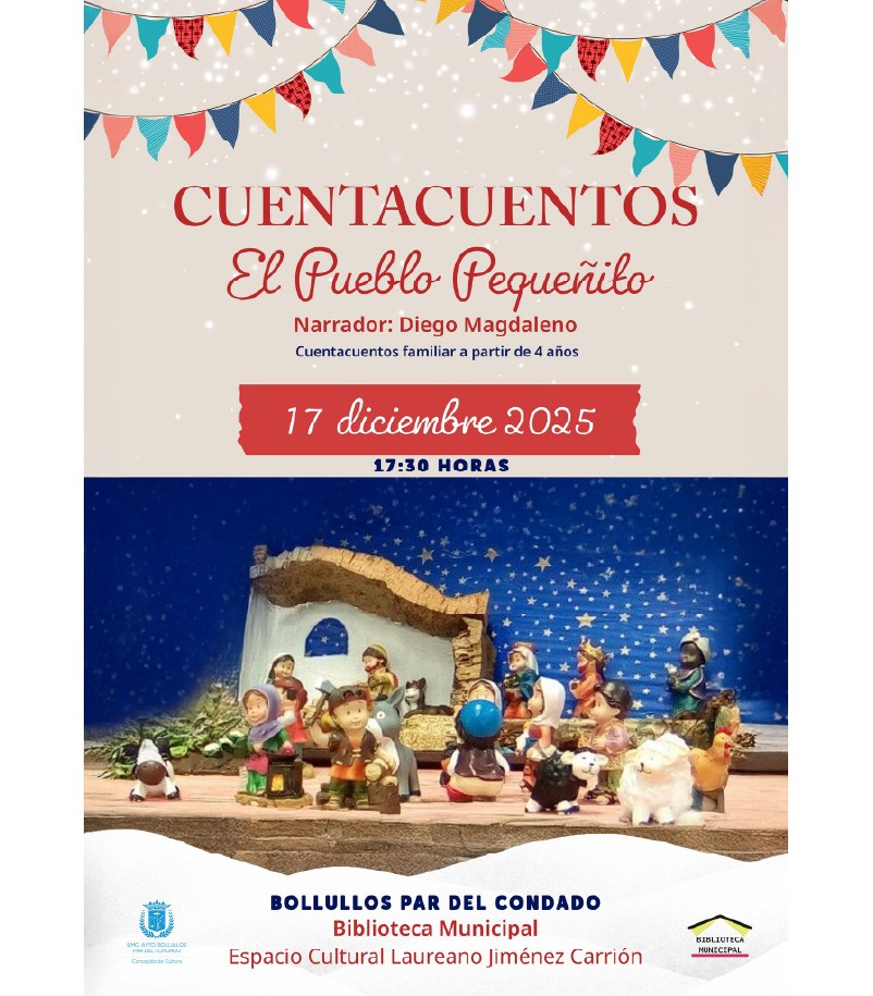 CUENTACUENTOS FAMILIAR “EL PUEBLO PEQUEÑITO”