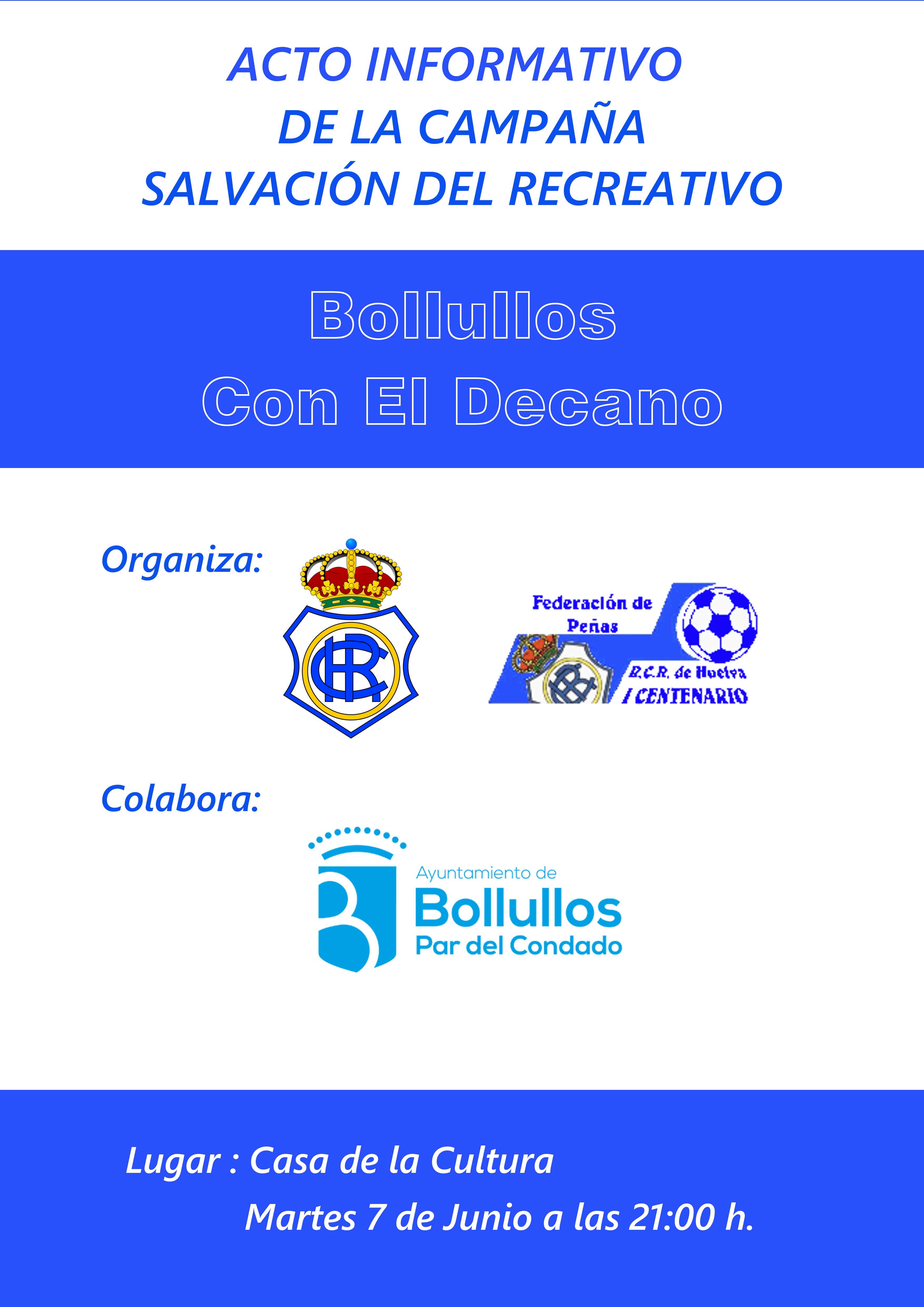 ACTO SALVEMOS AL RECRE