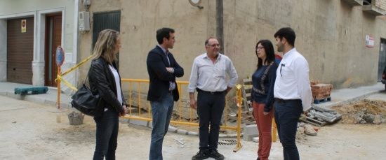 El Alcalde visita las obras PFEA