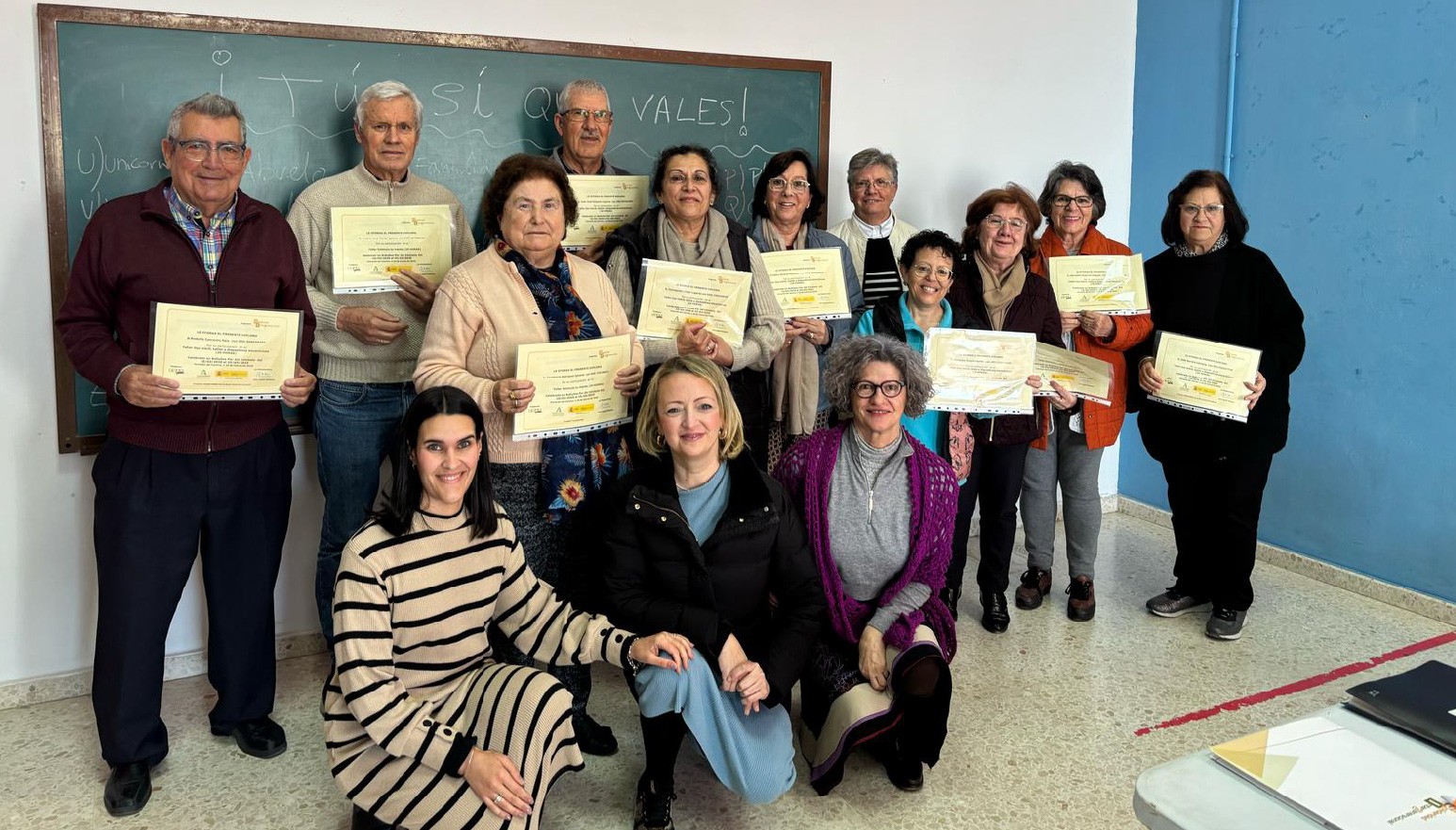 FINALIZACIÓN DE TALLERES PARA PERSONAS MAYORES DE 55 AÑOS